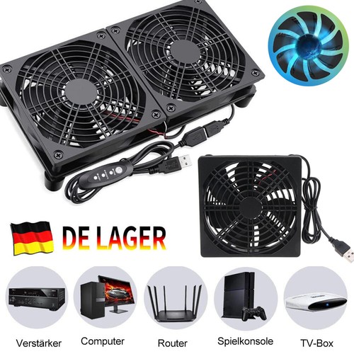 2in1 usb doppel lüfter pc - 5v,