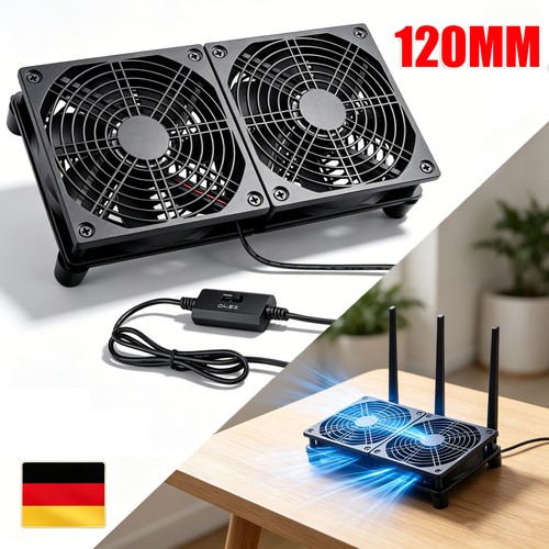 Doppel lüfter ventilator - lüfter, pc
