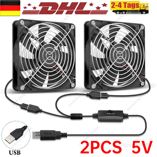 Usb lüfter ventilator - 2x,