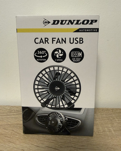 Dunlop car fan usb ventilator - dunlop,