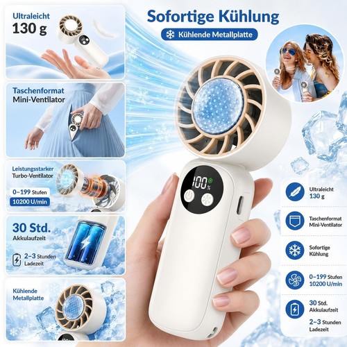 Tragbarer handventilator turbo - tragbarer,