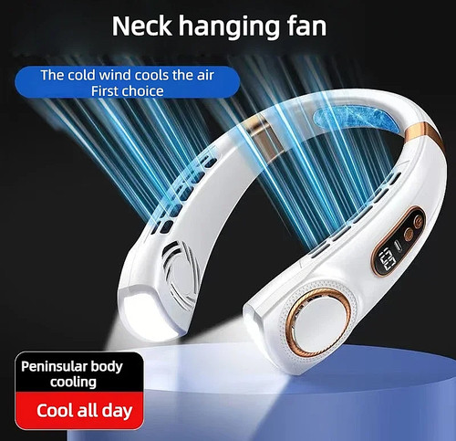 Portable neck fan 360 quiet - neck,