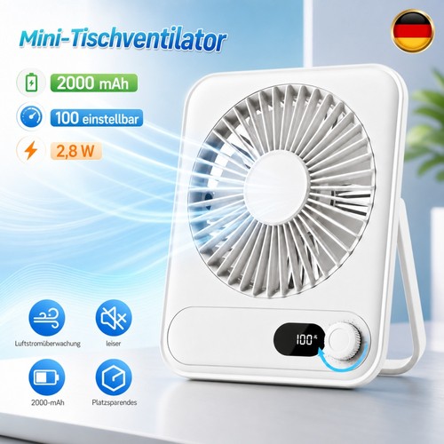 Akku kleiner tischventilator - kleiner,