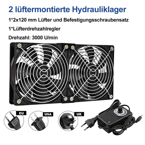 120mm gehäuselüfter - 120mm, pc