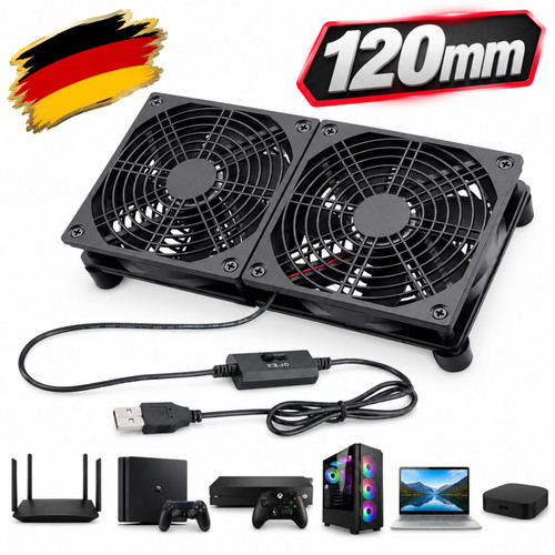 Usb doppellüfter 12v - usb,